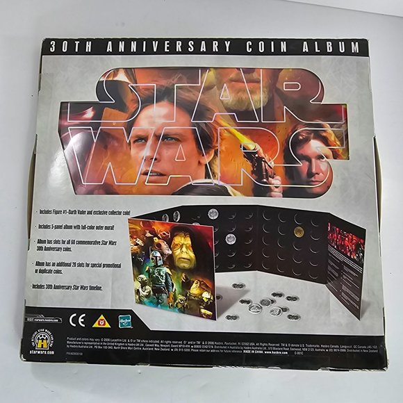 Star Wars Darth Vader 30th Anniversary Collector's Coin And Album Set #1 Figure - Picture 7 of 8